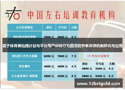 基于体育普拉提计划与平台用户训练行为图谱的节奏反馈机制研究与应用